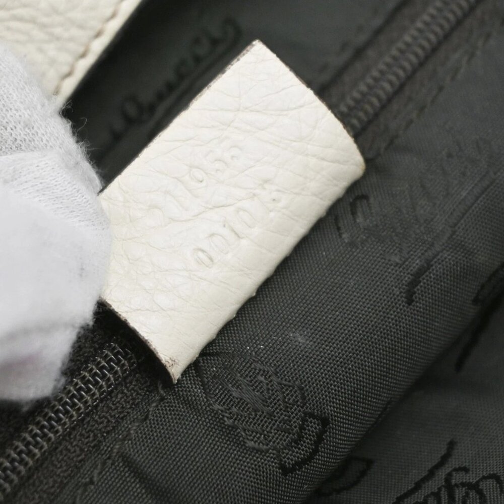 GUCCI GG Pattern Shoulder Tote Bag Canvas Leather Brown White GHW Italy 31EG320 - Picture 12 of 15